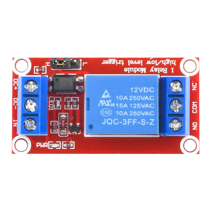 One 1 Channel Optocoupler <strong>Relay</strong> Module Support High and Low Trigger DC 12V Power Supply Module - Product Image 3