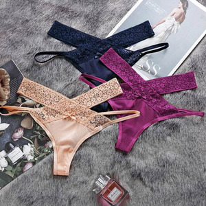 Multi <strong>Color</strong> Crossover t Back Panties g <strong>String</strong> Panties Sexy Lace Bikini G-<strong>string</strong> Thong for Ladies - Product Image 3
