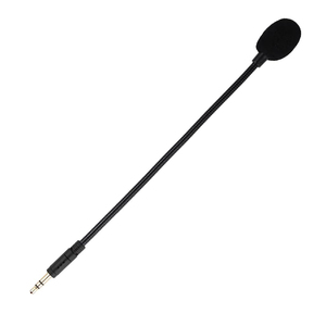 ノートパソコン & パソコン用TRRSアダプター付きヘッドセットマイク取り外し可能TRS 3.5mm録画用Auxプラグイン - Product Image 2