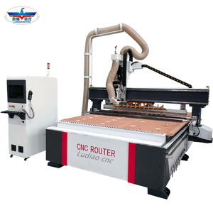 Big Size Multifunctional <strong>Atc</strong> <strong>Cnc</strong> Nesting <strong>Router</strong> Machine with the <strong>Function</strong> of Cutting&amp;Drilling and Grooving