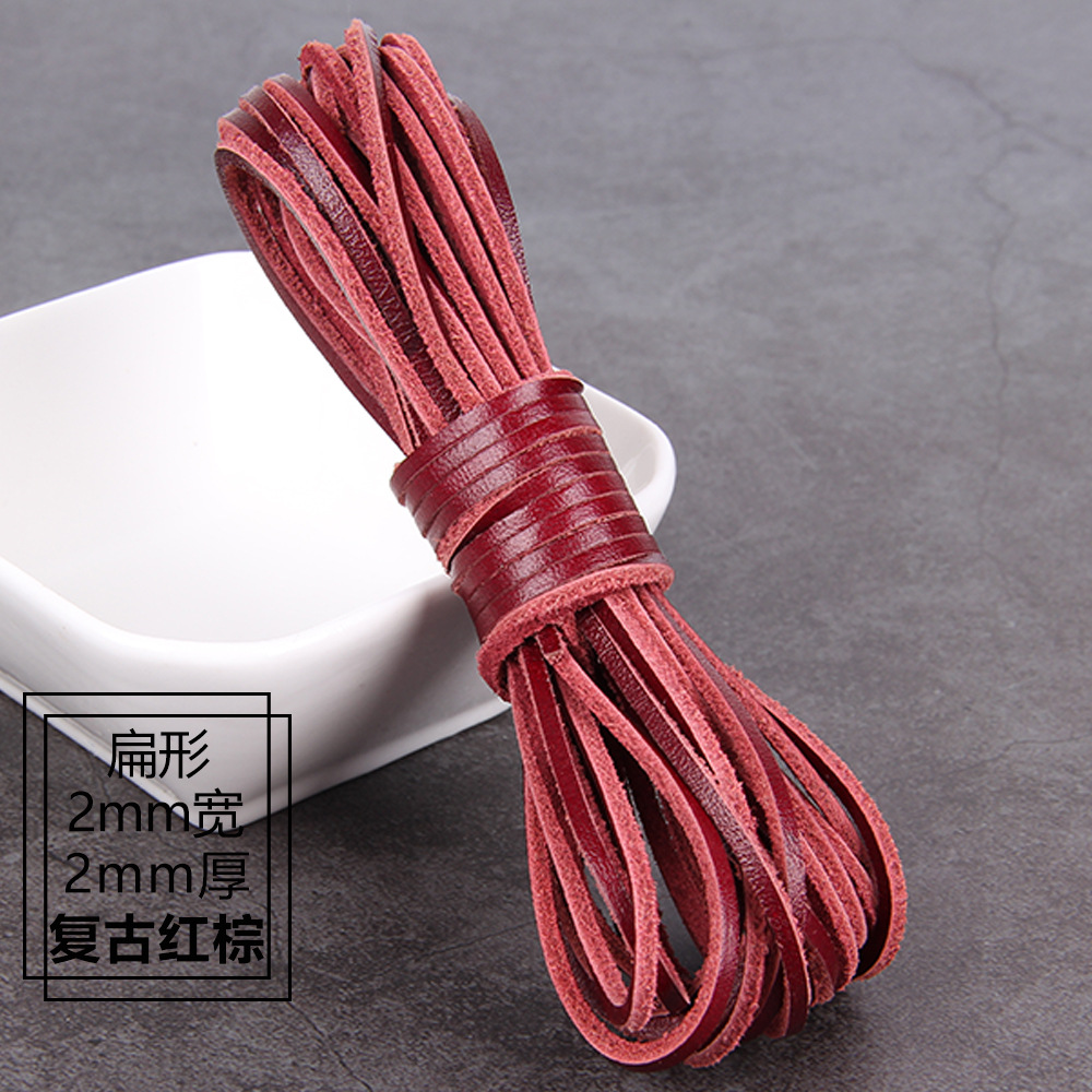 Flat shape, 2mm wide and 2mm thick