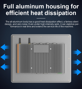 10.4 <strong>12</strong>.<strong>1</strong> 15 17 19 Inch Capacitive Touch Screen X86 / Linux / Android Fanless <strong>Embedded</strong> Industrial Panel Pc - Product Image 5