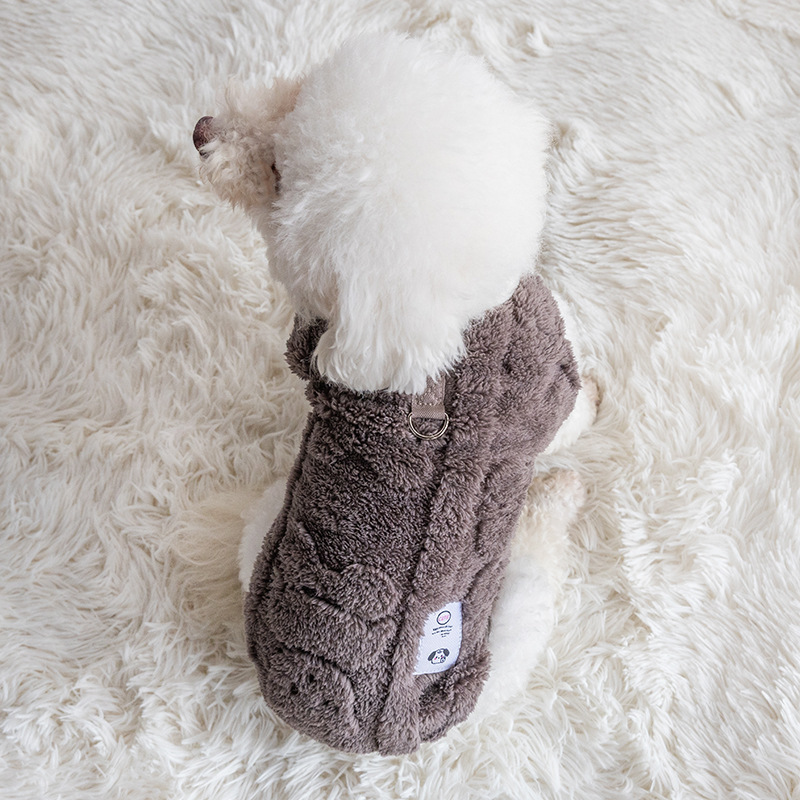 Velours de coton Shu-marron