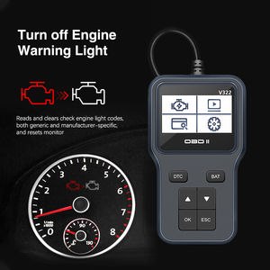 Real-Time Data Stream ODB Trip <strong>Computer</strong> Intelligent <strong>Decoder</strong> Engine Fault Detector OBD-II Pro V322