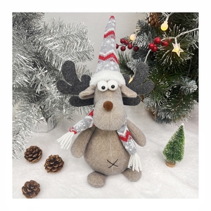 子供のクリスマスぬいぐるみGnomeオーナメントウォーターランタンフェルトガーデンGnomeサンタツリー鹿の形のギフト