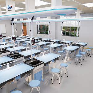 Tavolo da laboratorio moderno del computer della scuola del tavolo da lavoro della mobilia del laboratorio della scuola media - Product Image 2