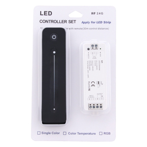 V1 5V 12V 24V 36VLED調光器コントローラー1CH8A RF2.4G単色LEDストリップライト調光器制御 - Product Image 4