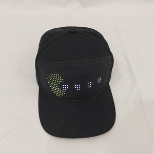 Gorra Snapback con mensaje LED, sombrero de fiesta DIY, altavoz Bluetooth recargable por USB, sombrero con pantalla LED, Faro, Bluetooth, novedad - Product Image 3