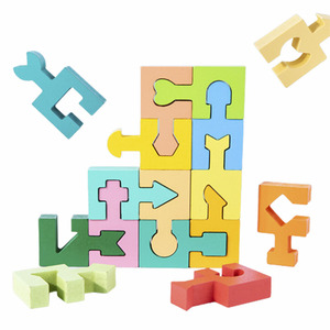 Bằng Gỗ Montessori <span class=keywords><strong>3D</strong></span> Hình Dạng Hình Học Phù Hợp Với Câu Đố Tư Nghĩ Logic Trò Chơi Tốt Động Cơ Đào Tạo Giáo Dục Sớm Nhận Thức Đồ Chơi - Product Image 2