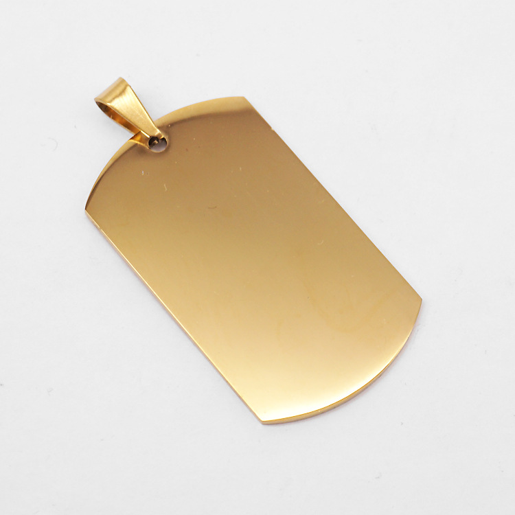 Large Gold Single Pendant