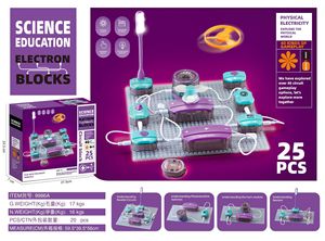 <strong>Programming</strong> Toy Science Educational Electronic Circuit Block Physics Electric Circuit Kit Kids STEM Toy Electronics Exploration - Product Image 2