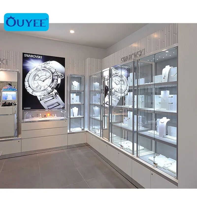 High Quality Showcase For Watch Store Display Case Interior Shop Design