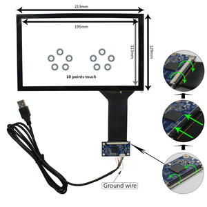 8,9 pulgadas táctil capacitiva con Sensor controlador USB para 8,9 pulgadas 1024x600 16:9 pantalla lcd tft pantalla lcd - Product Image 2