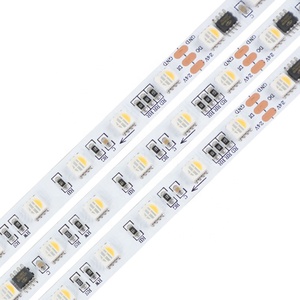 RGBW 5050 dijital şerit 60LEDS/M IC UCS2904 10 20 piksel nokta renkli şerit 5050 RGBW 24V adreslenebilir RGBW Led şerit - Product Image 3