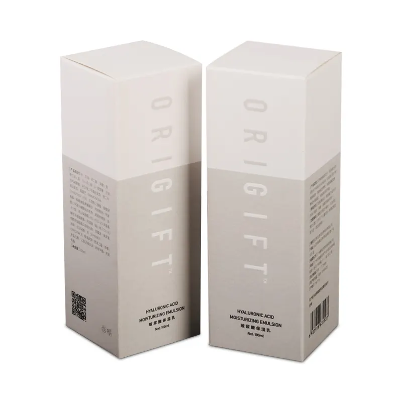 Imballaggio della scatola cosmetica di carta personalizzata, scatola di imballaggio di carta patinata di Guangzhou per il prodotto nutritivo per la cura della pelle