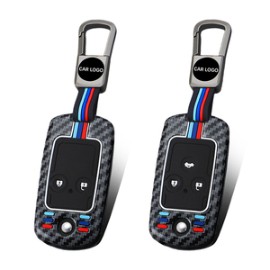 2/3ボタンホンダシビックIXパイロットアコード8 CRVジャズHRVキーフォブカバーキーレスキーホルダーACURA MDX TL TSX ZDX RSX用 - Product Image 1