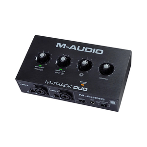 M-AUDIO m-track DUO kayıt stüdyosu 2 2 Out ses arabirimi profesyonel düzenleme kayıt ses kartı - Product Image 1