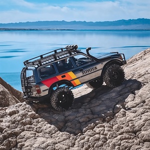 รถออฟโรด4WD 80 RS รถออฟโรดพร้อมระบบส่งกำลังความเร็วต่ำและไฟ LED เต็มรูปแบบสำหรับ LC80 FCX10 FMS - Product Image 4