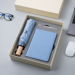 Luxury Notebook and Automatic Umbrella Set Promotional Corporate Souvenir for Birthday Graduation Notebook Gift - Product Image 2