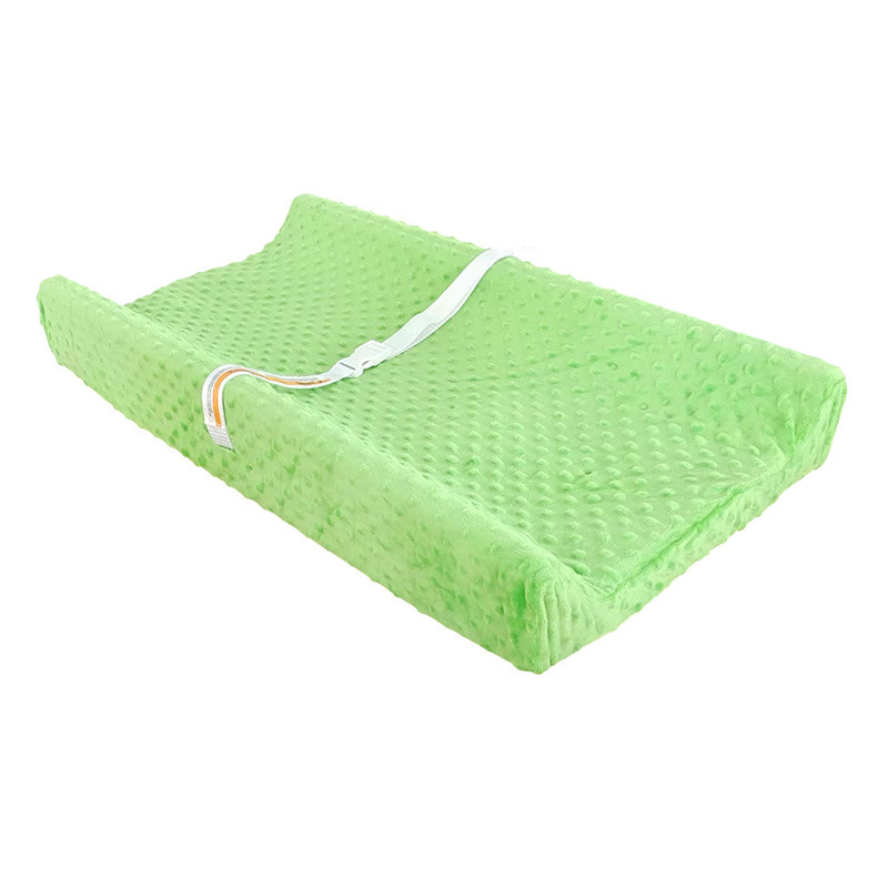 Funda de franela color esmeralda para cambiador de pañales - 80x40 cm