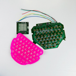 แล็ปท็อป LED PCB, เมนบอร์ด PCB สำหรับหนังสือเรียน, แป้นพิมพ์เครื่องกล PCB กล่องของเล่นทองแดงสำหรับเด็ก KY P สีเขียว PCBA ที่กำหนดเอง - Product Image 2