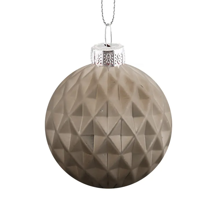 Nuevas llegadas de Navidad bola de cristal para la decoración del árbol de Navidad de forma personalizada adornos de Navidad