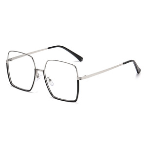 25808ใหม่ล่าสุดกรอบแว่นตามีสไตล์กรอบแว่นตาชั้นโลหะสีฟ้าป้องกัน - Product Image 5