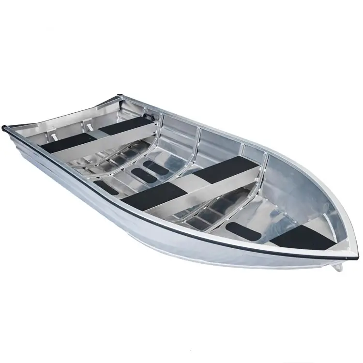Lamax Hot sell 16 ft grande tutto saldato profondo v scafo laghi & fiumi in alluminio ferry boat Console per le vendite