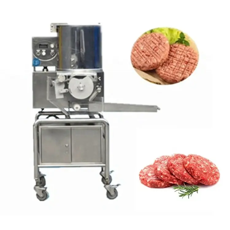 Máquina automática de prensado de carne de cerdo, pollo, hamburguesa, hamburguesas, fabricante comercial de hamburguesas, gran oferta