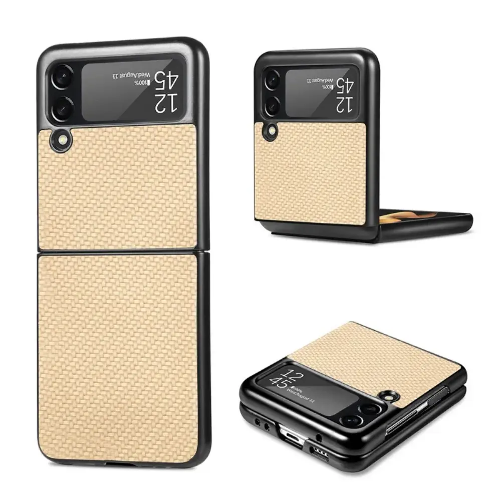 Leather Cover Gentleman Folding Style Jack Case for Samsung Galaxy Z Flip 3 Fold 3 Cover Case