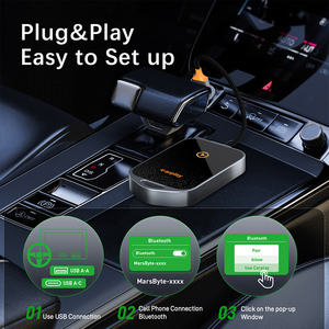 מפעל סיטונאי קרפליי מתאם אלחוטי נייד carplay מיני תיבת קסם dongle USB ai תיבת carplay