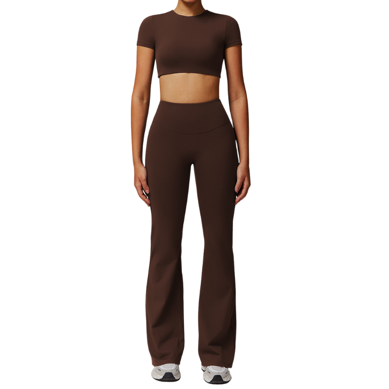 Haut + pantalon café