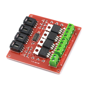 Vier-Kanal 4-Kanal Weg-Route MOSFET-Button IRF540 V4.0+ MOSFET-Schaltermodul für Arduino Gleichstrommotor Antrieb Dämpfer Relaisbrett