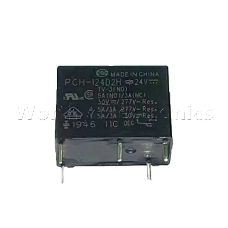 Электронное компонентное Сигнальное реле 5V/12V/24VDC 5A 5PIN DIP PCH-124D2H релейный модуль