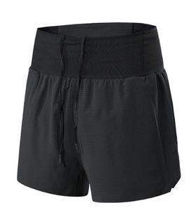 Quần short thể thao nam Quần Short thể dục hai lớp quần short Marathon xuyên quốc gia chạy quần đào tạo Nhanh Khô Quần Ba phần tư - Product Image 5