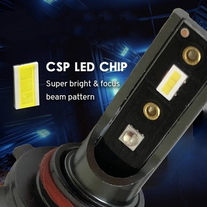 ชิป CSP แบบ2 in 1 9005 HB3ชุดไฟหน้า LED อัตโนมัติ RGB แบบอัปเดตได้หลายสีควบคุมด้วยแอพสมาร์ทโฟน BLEDIM-RGB - Product Image 6