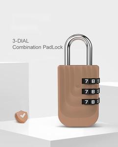 Ingrosso su misura 3 quadrante cifra codice numero Password lucchetto sicurezza viaggio sicuro lucchetto combinazione serratura Mini borsa serratura - Product Image 6
