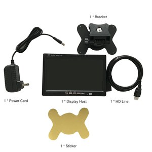 7-Zoll-HD-TFT-LCD-Bildschirmmonitor HD 1024x600-Display AV-VGA-Eingang Eingebauter Lautsprecher für LKWs Bus RV-Anhänger Rückansicht B. - Product Image 5