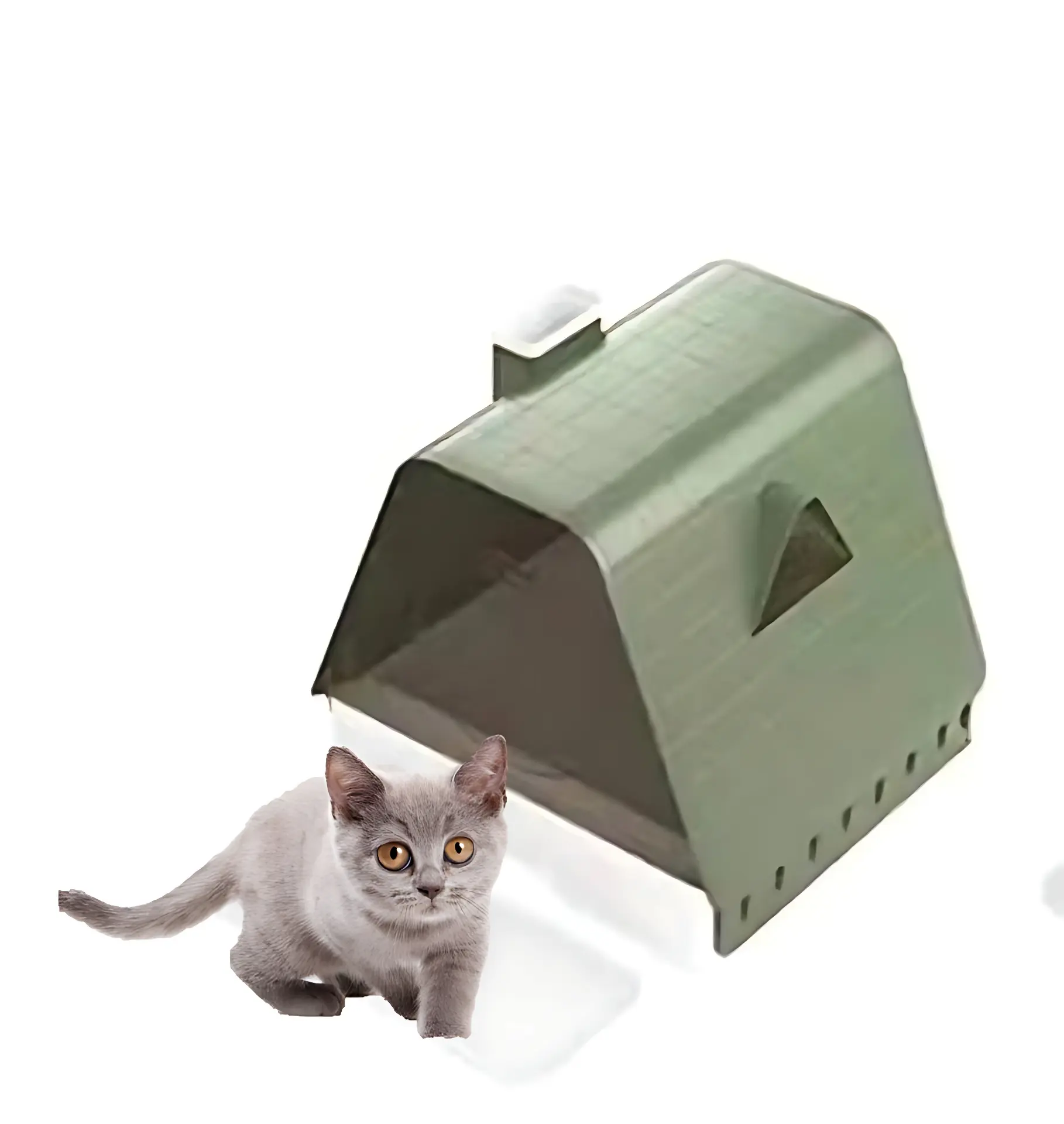 Tamamen kapalı boy kedi çöp havzası koku dayanıklı çekmece tipi sıçrama geçirmez kedi tuvalet