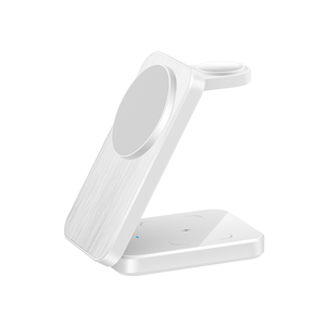 Foldable 3 in 1 Wireless <strong>Charger</strong> Stand <strong>All</strong> in One Wireless Charging Station with Metal Panel - Product Image 6