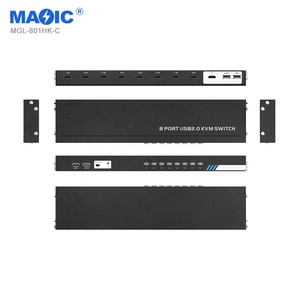 New Full HD <strong>HDMI</strong> KVM Switch <strong>8</strong> <strong>Input</strong> USB Out V1.4 <strong>HDMI</strong> 4K 30Hz Video <strong>Switcher</strong> with IR for Monitors