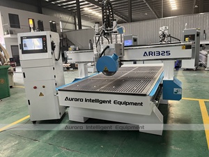 Enrutador CNC de carpintería de madera dura maciza AURORA, Servomotor de mesa de vacío, máquina enrutadora CNC de corte de grabado 3D con sierra - Product Image 5