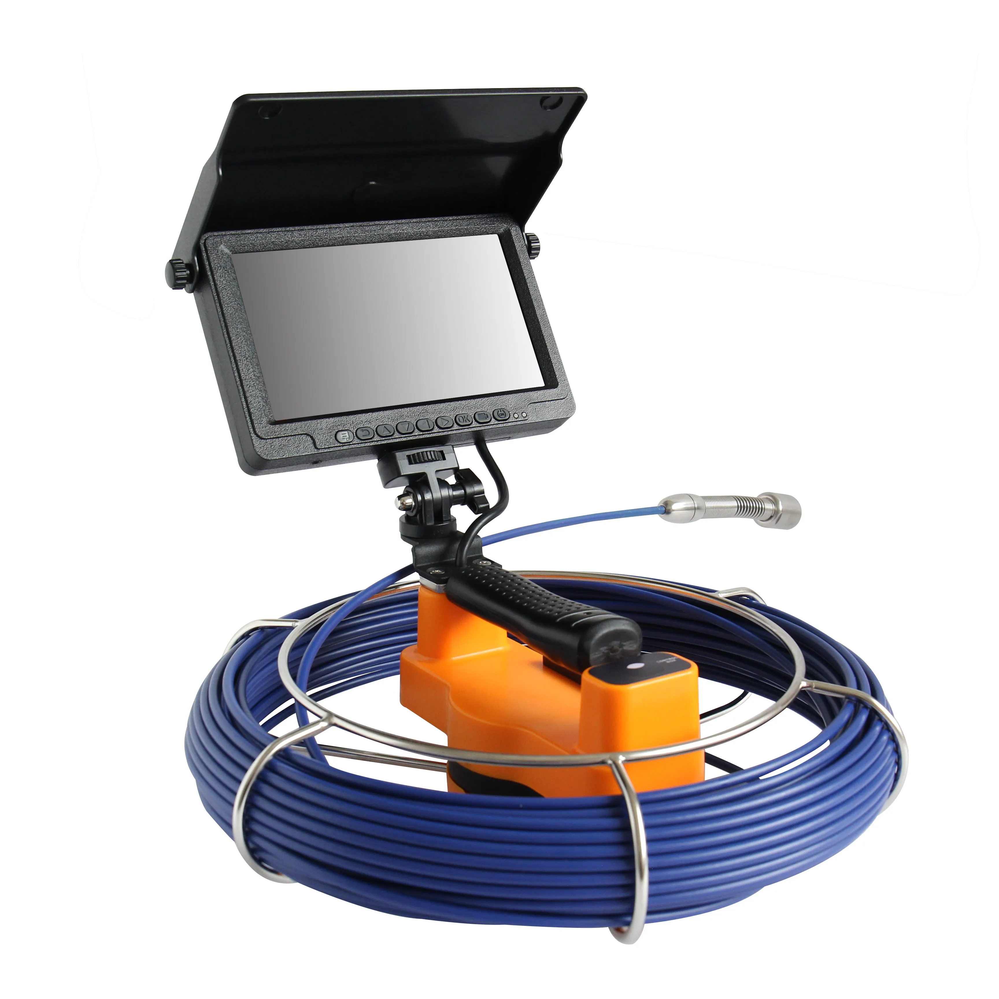 WOPSON 23มิลลิเมตรกล้องหัว7นิ้ว TFT Monitor ท่อตรวจสอบท่อระบายน้ำกล้องวงจรปิดที่ใช้สำหรับท่อท่อระบายน้ำการตรวจสอบ