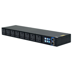 Anh 1U 19 inch 8 cách 230V 13A thông minh PDU <span class=keywords><strong>SNMP</strong></span> IPv6/IPv4 mqtt Hỗ trợ cập nhật firmware OTA IO Temp/độ ẩm/khói - Product Image 4