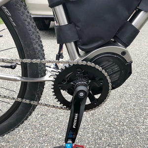 バファンブリッジ付きチタンファットバイクフレーム/Shimanoギアボックス電動ケース電動自転車フレーム - Product Image 5