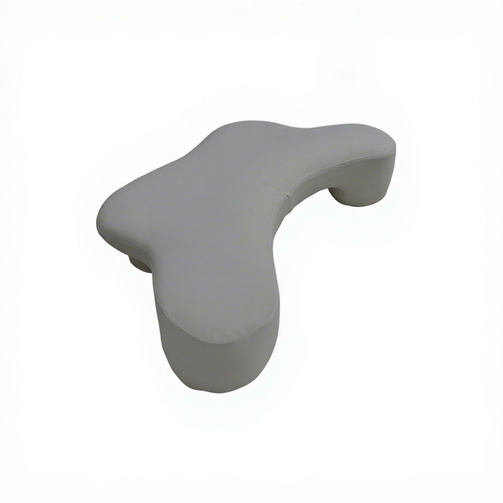 654015 - Cuscino interno con rivestimento - Cuscino per dormire su un fianco - Grigio Morandi