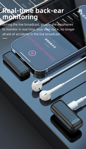 Kép ve áo Tie không dây <span class=keywords><strong>Lavalier</strong></span> <span class=keywords><strong>Microphone</strong></span> cho loại C điện thoại thông minh video ghi âm vlogging youtuber blogger - Product Image 4