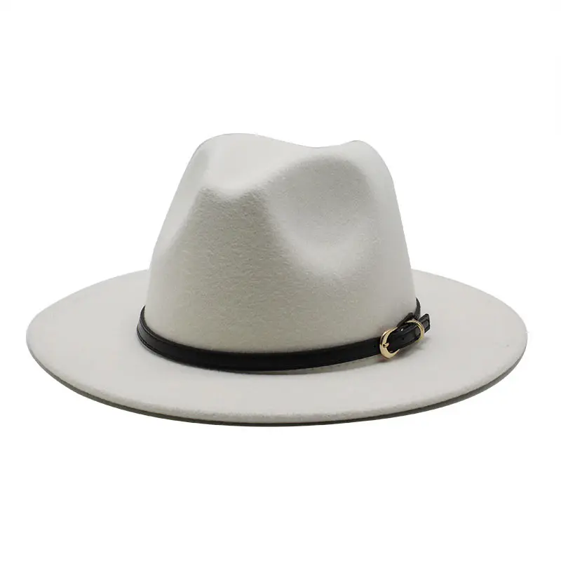 Round Fedora Women Hats Wool Cowboy For Men Western Hat Ringers Stetson Wholesale 2021 Fedoras For Women Bands