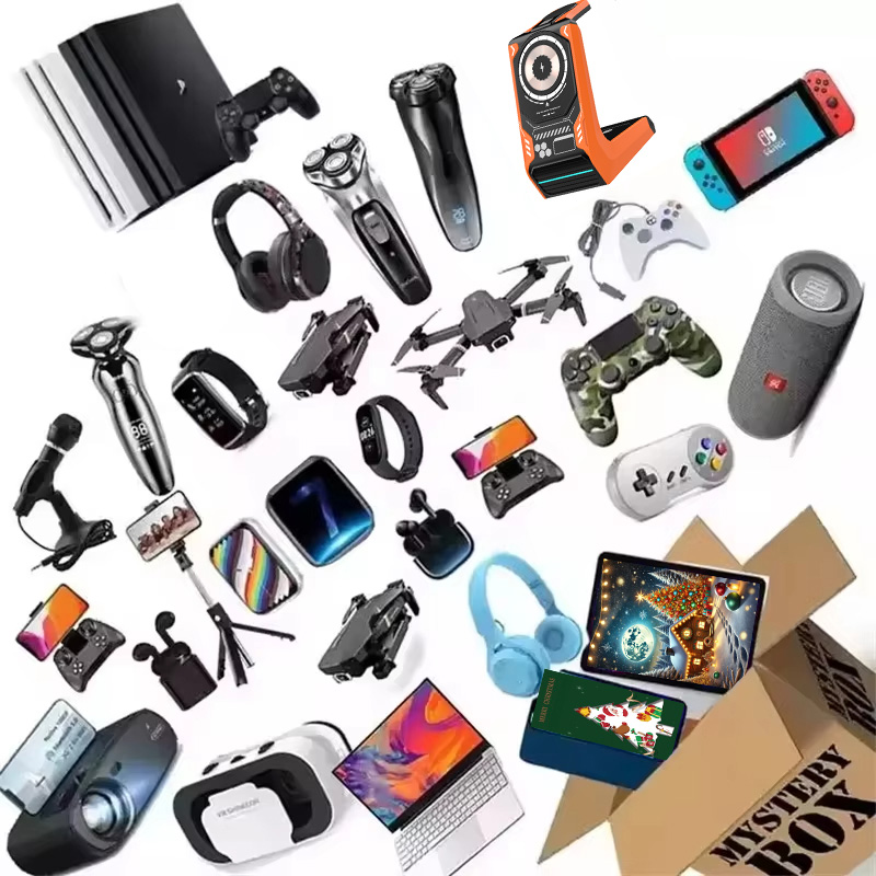 Sürpriz noel hediyesi kutu rastgele gizem kutusu ile elektronik aletler şanslı damla sürpriz vintage gizem noel hediyesi kutusu - Product Image 5
