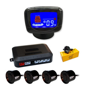Kit de sensores de aparcamiento para coche, sistema de sonda con indicador de alerta de sonido, Radar de respaldo inverso, 12V, 22mm, 4 sensores